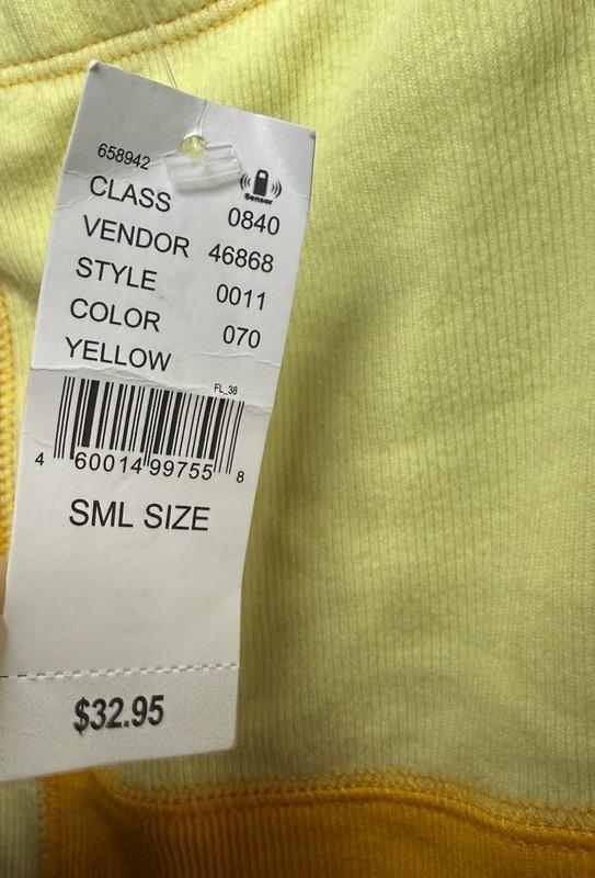 Pacsun Float On Seamed Skirt Women’s Size Small Ribbed Yellow Color Block