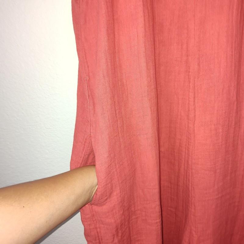Pact Women Gauze Cool Stretch Wide Leg Jumpsuit Size Small