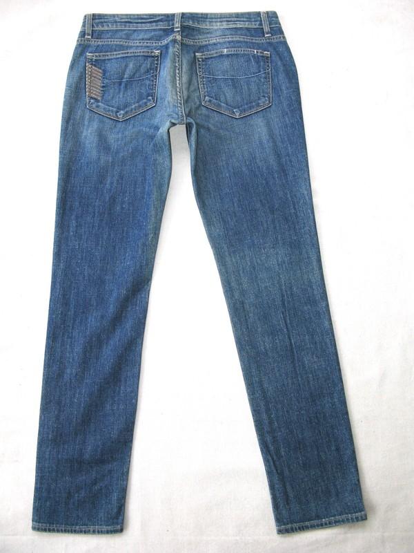 Paige Jimmy Jimmy Skinny Jeans Womens Size 28 Blue Distressed + Stretch L30.5