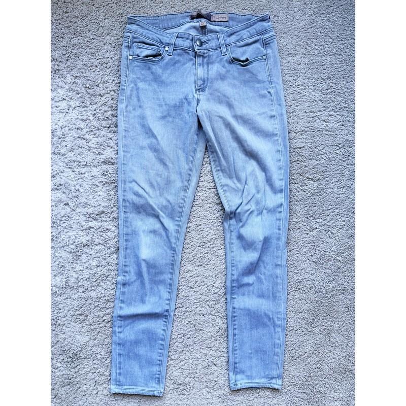 PAIGE Verdugo Ankle Jeans Jeggings Skinny Jeans Gray Size 27 Grunge Classic Fall