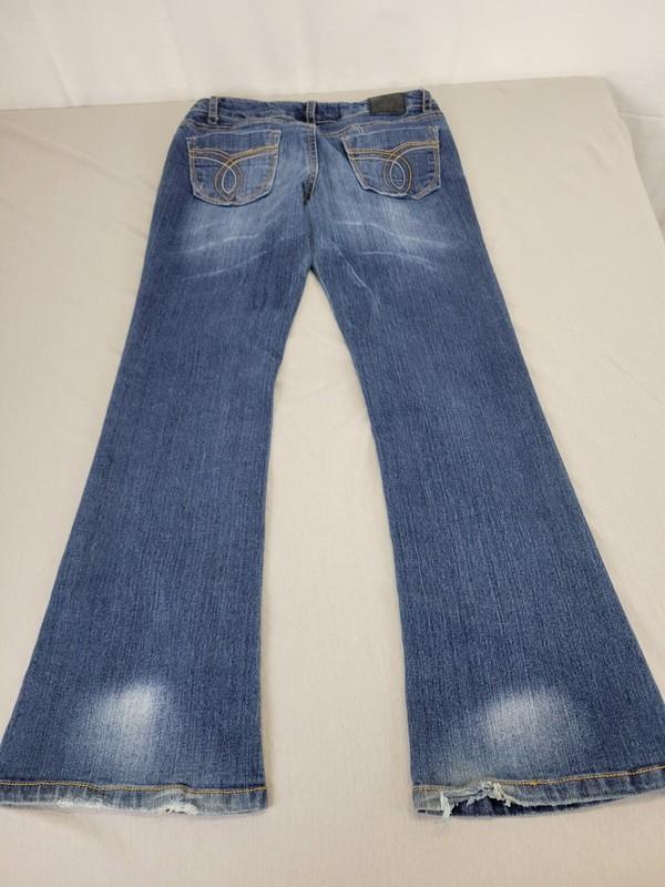Paris Blues Jeans Size 11 Flare Low Rise Medium Wash 5 Pocket