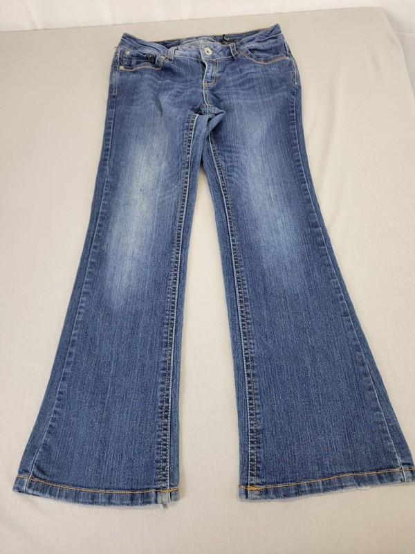 Paris Blues Jeans Size 11 Flare Low Rise Medium Wash 5 Pocket