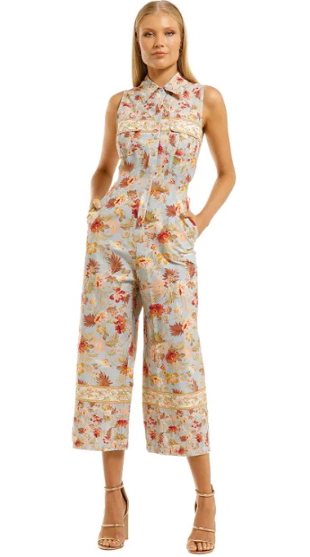 PASDUCHAS Wide Leg Sanctuary Pantsuit in Size 8 AU RRP 319 WITH DEFECTS
