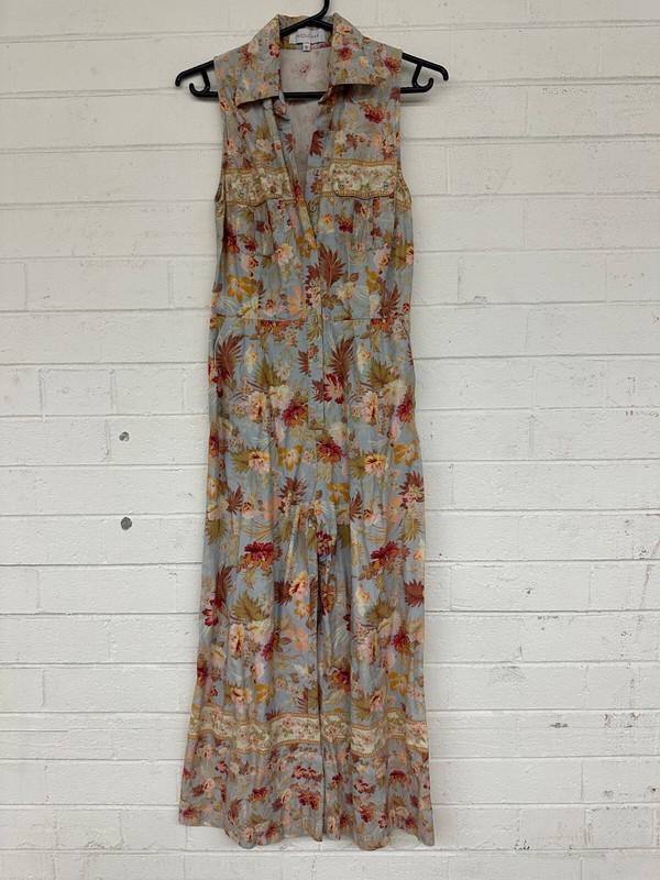 PASDUCHAS Wide Leg Sanctuary Pantsuit Party Casual Size 8 AU RRP319 WITH DEFECTS