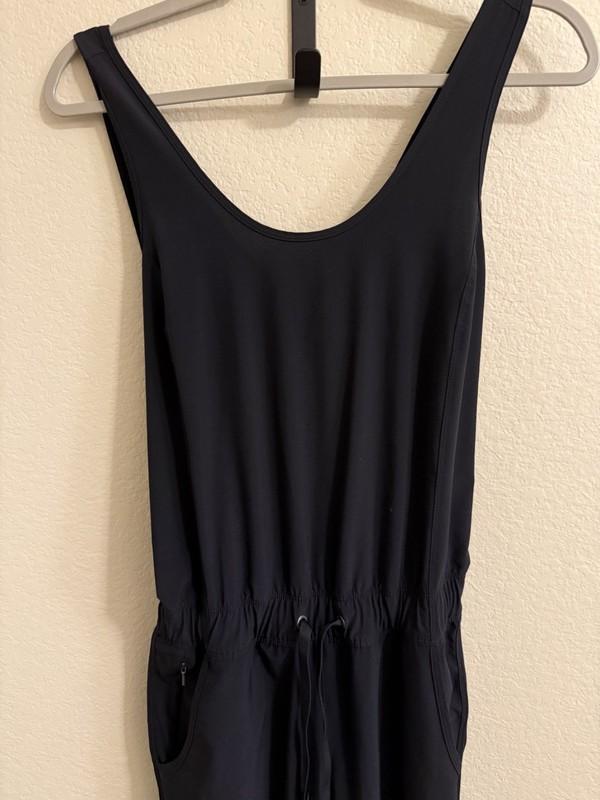 Patagonia Fleetwith Jumpsuit Romper One Piece Comfort Black Womens Size XS