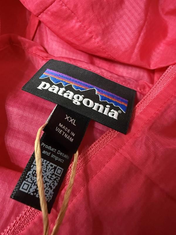 Patagonia Houdini Sz XXL Full Zip Jacket Hot Pink Lightweight 50x30.5” New