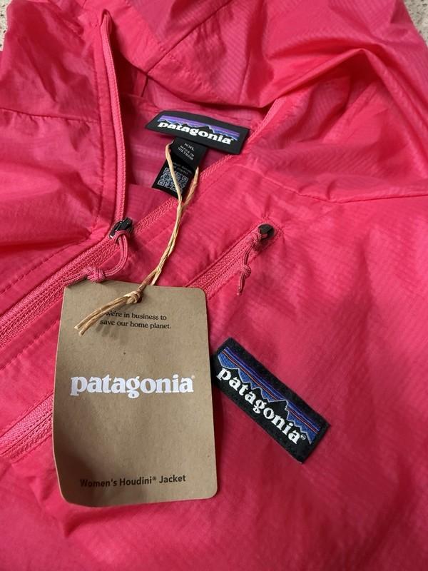 Patagonia Houdini Sz XXL Full Zip Jacket Hot Pink Lightweight 50x30.5” New