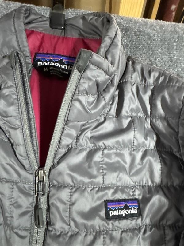 Patagonia Jacket Womens Medium Nano Puff Jacket Full Zip Primaloft Lightweight