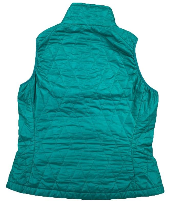 Patagonia Nano Puff Vest Full Zip Turquoise Green Women’s Medium 2011