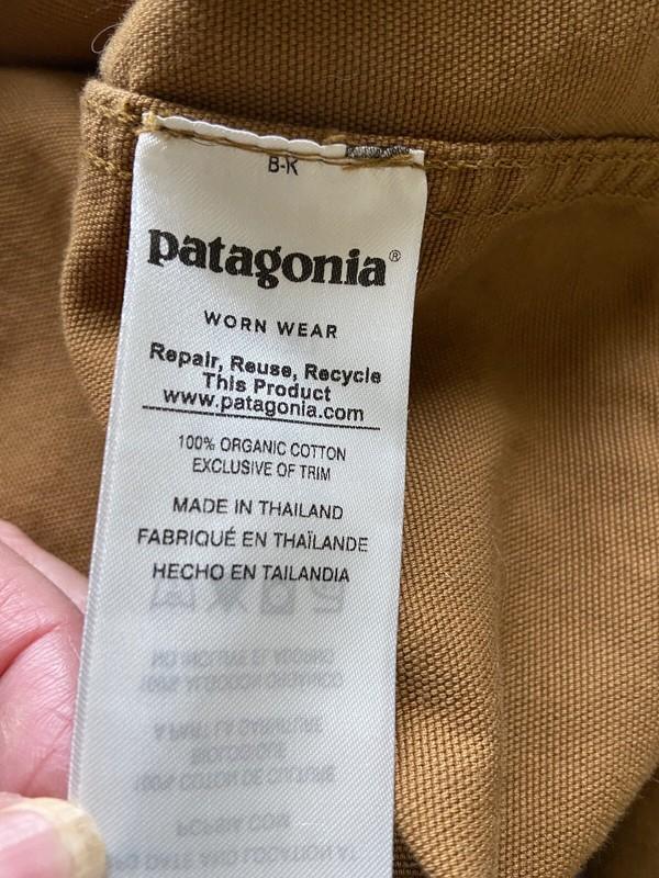 Patagonia Prairie Dawn Jacket Women M Rust Sherpa Hood Gorp Barn Country