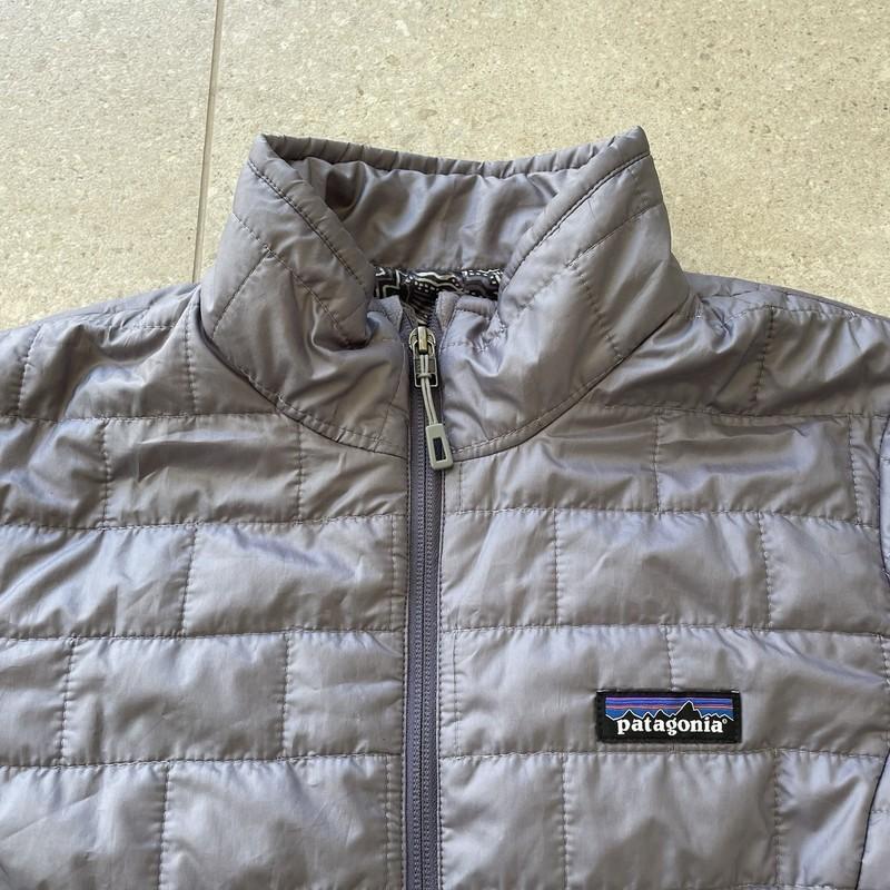 Patagonia Silver Nano Puff Women’s Size Small Jacket Coat Lightweight Full Zip