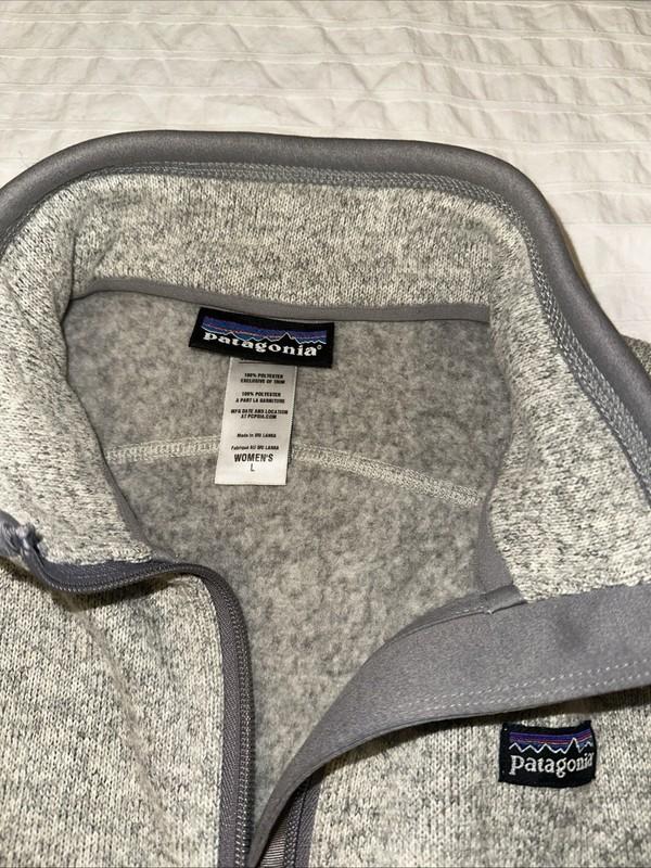 Patagonia Women’s Gray Fleece Vest Size Large