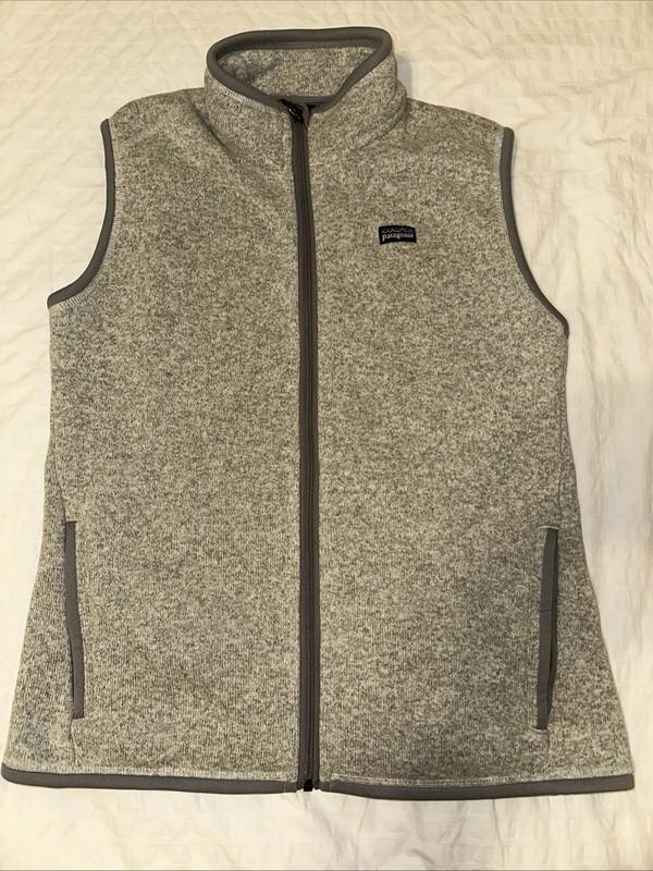 Patagonia Women’s Gray Fleece Vest Size Large