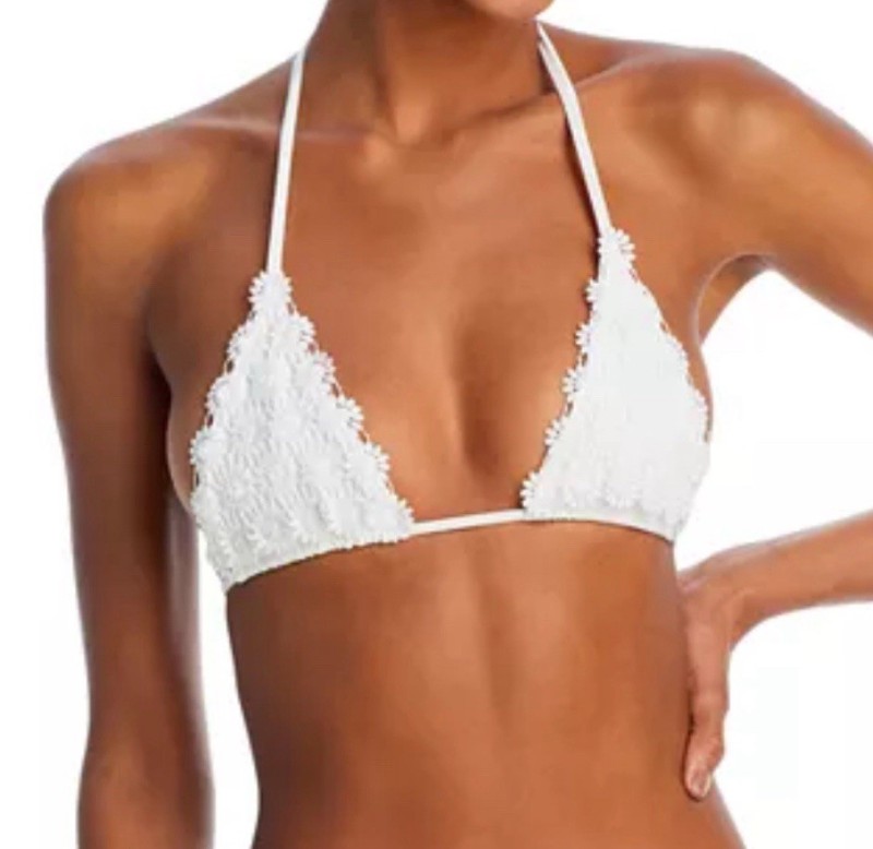 Peixoto Women’s Dahlia Bikini Top Daisy Dream White Medium $88