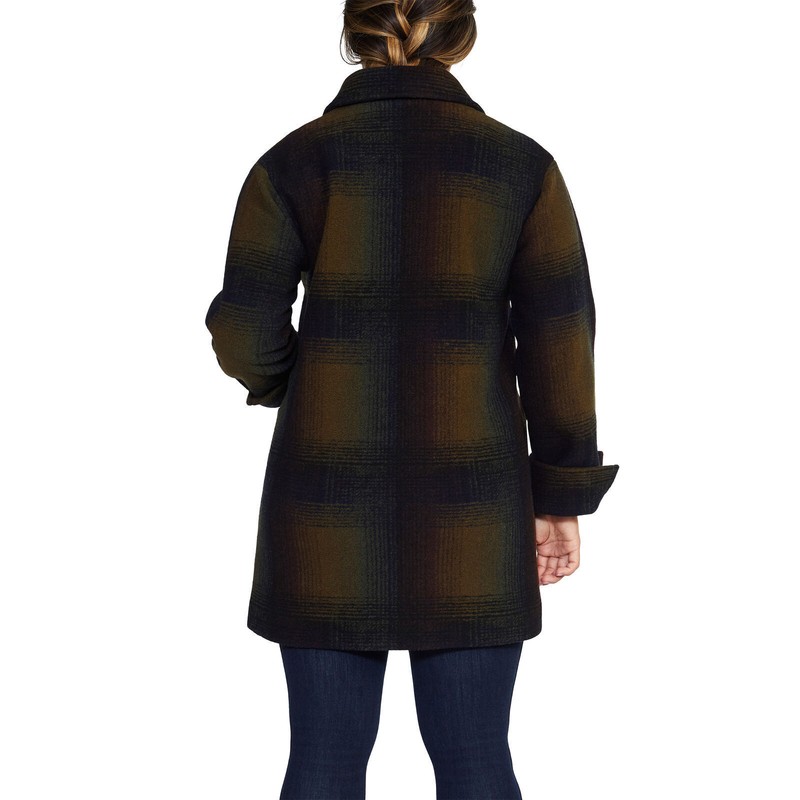 Pendleton Women's Wool Blend Walker Coat Rainbow Variety Sizes