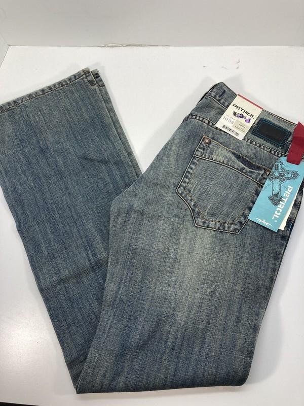 Petrol Denim Blue Jeans Womens Size 10 32x34 Peyton Boot Cut Free Shipping NWT