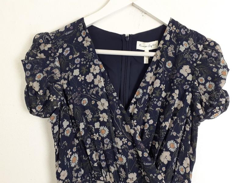 Phase Eight Helene Floral Jumpsuit Navy Mix Size 8 £139 RRP NEW F2