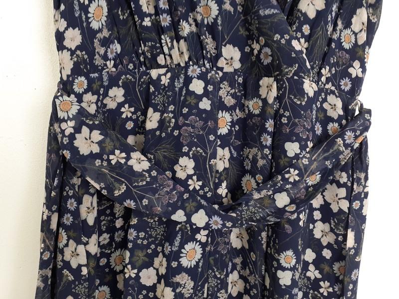 Phase Eight Helene Floral Jumpsuit Navy Mix Size 8 £139 RRP NEW F2
