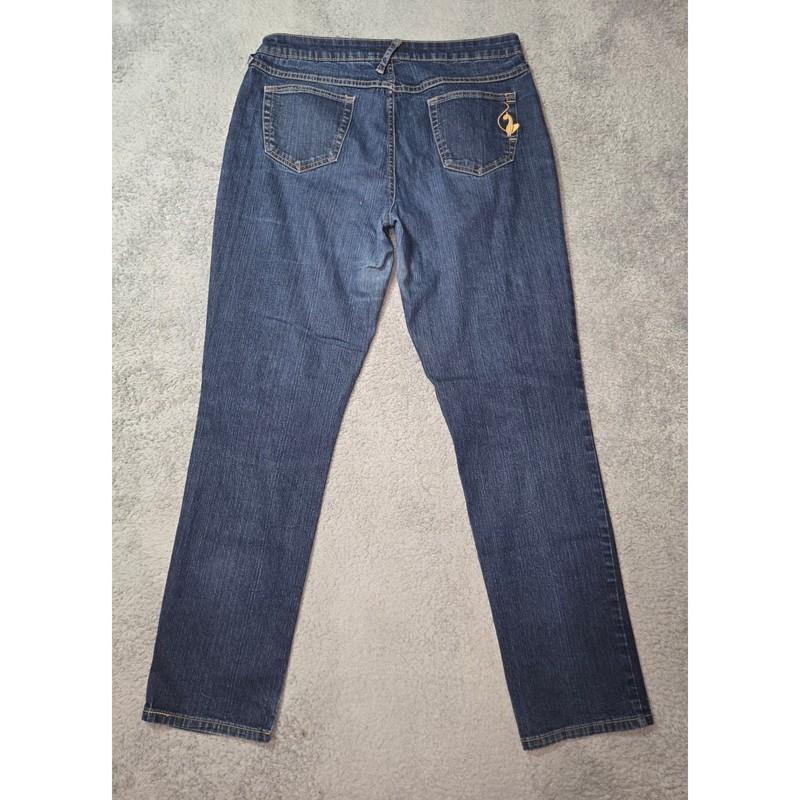 Phat Fashions Silver Label Jeans Women's Size 13 Low Rise Dark Wash GUC