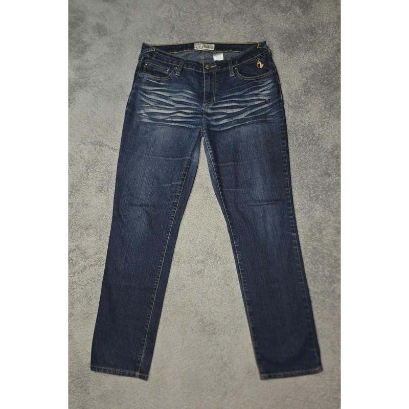 Phat Fashions Silver Label Jeans Women's Size 13 Low Rise Dark Wash GUC
