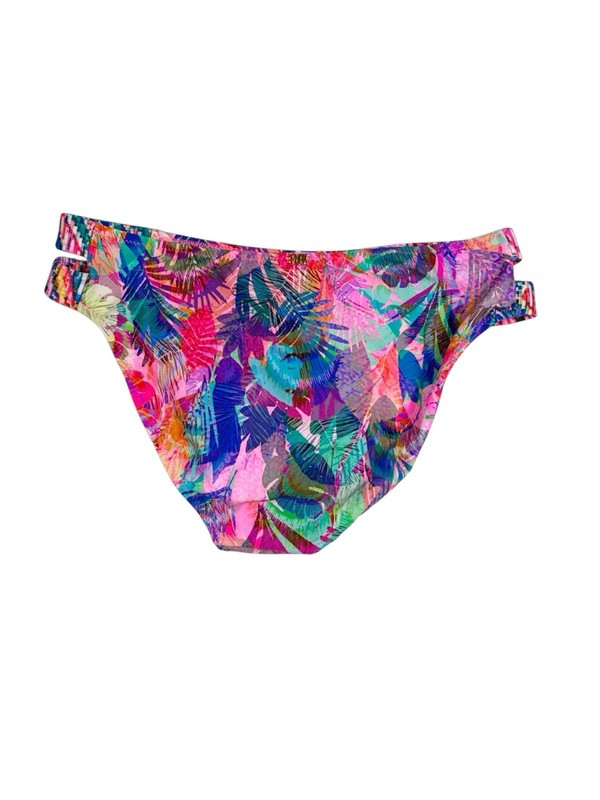 Phax Swimwear Women's XS/30 Bikini Swim Bottom Pink Green Multi NWT