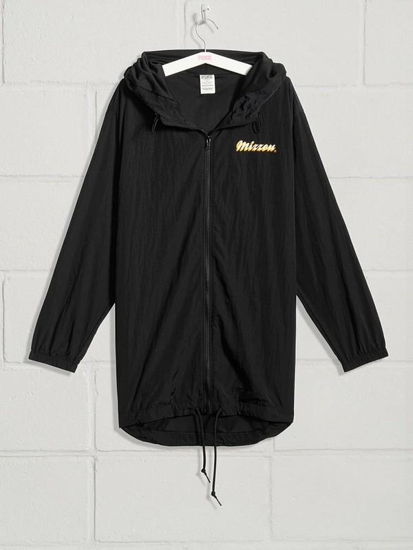 Pink Victoria's Secret - Anorak College Zip Up Jacket - Missouri Tigers Mizzou