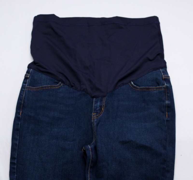 PinkBlush Women's Maternity Elastic Belly Skinny Jeans MP7 Navy Blue Size 30