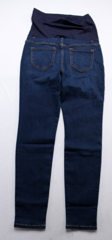 PinkBlush Women's Maternity Elastic Belly Skinny Jeans MP7 Navy Blue Size 30