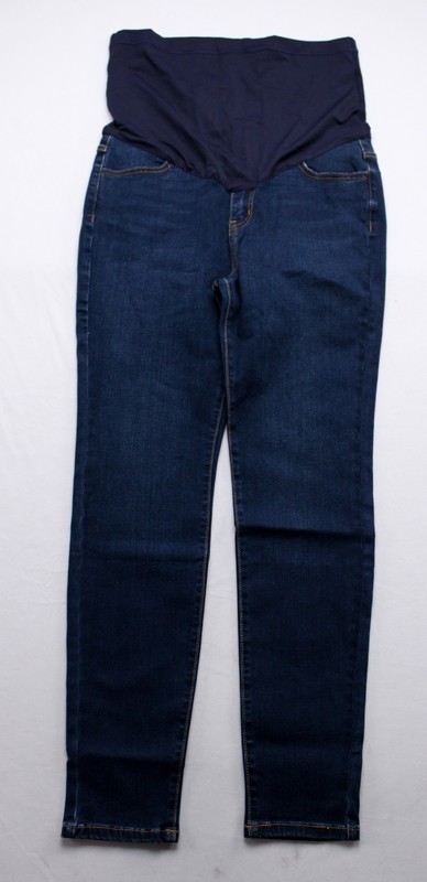 PinkBlush Women's Maternity Elastic Belly Skinny Jeans MP7 Navy Blue Size 30