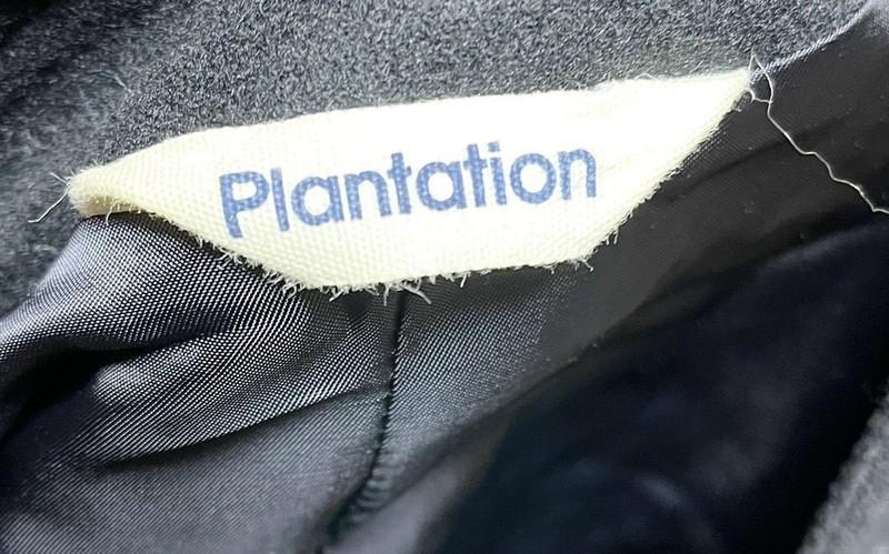 Plantation Issey Miyake Furano Fabric Stand Collar Coat M Japan