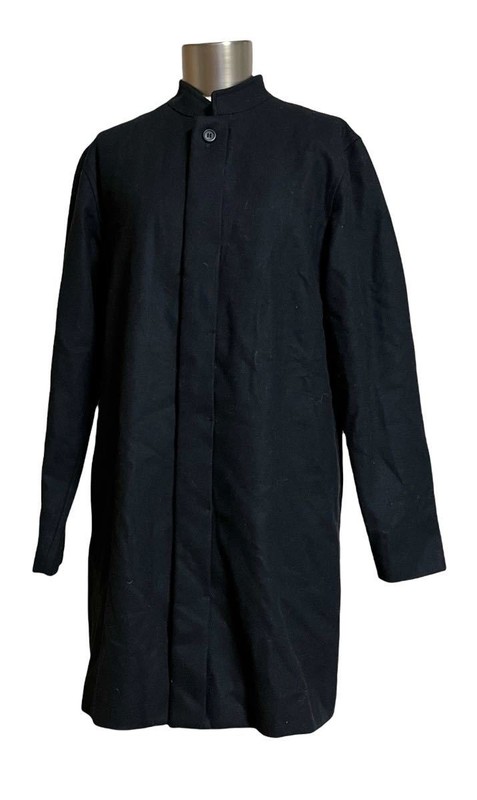 Plantation Issey Miyake Furano Fabric Stand Collar Coat M Japan