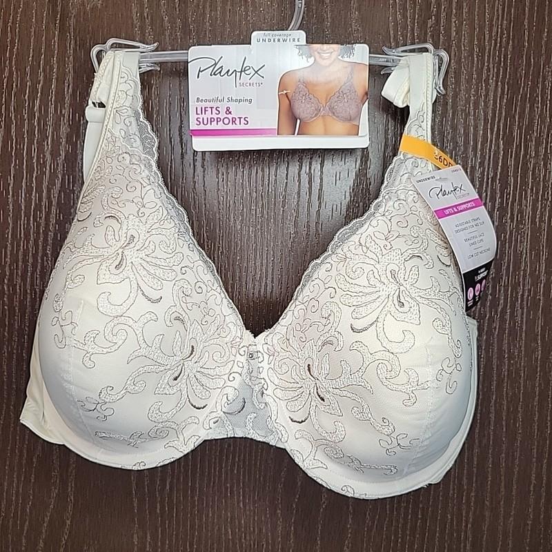 Playtex Secrets Bra 36DD Off White Underwire Padded US4513 New With Tags