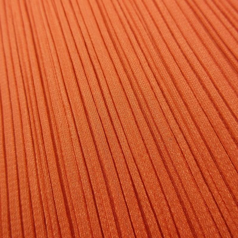 Pleats Please Issey Miyake 90s Sleeveless Top Orange F Japan