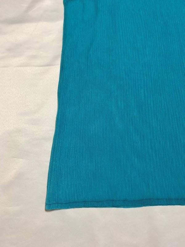 Pleats Please Issey Miyake Blue Sleeveless Tank Top Used Japan
