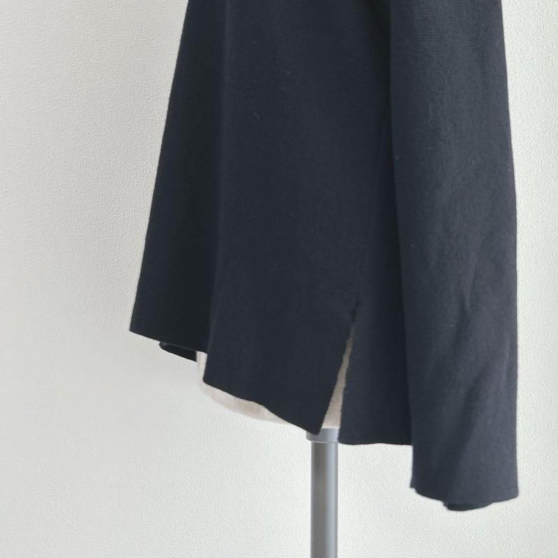 Pleats Please Issey Miyake Knit Top Black Used Japan
