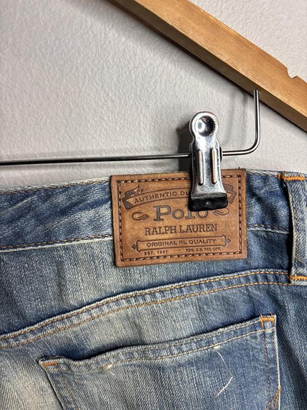 Polo Ralph Lauren Jeans Womens 28 Blue Denim Astor Boyfriend Distressed Ripped