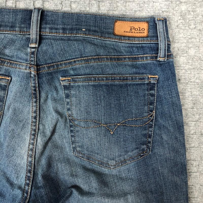 Polo Ralph Lauren Jeans Womens 29 Blue The Tompkins Skinny Dark Wash Denim Norm