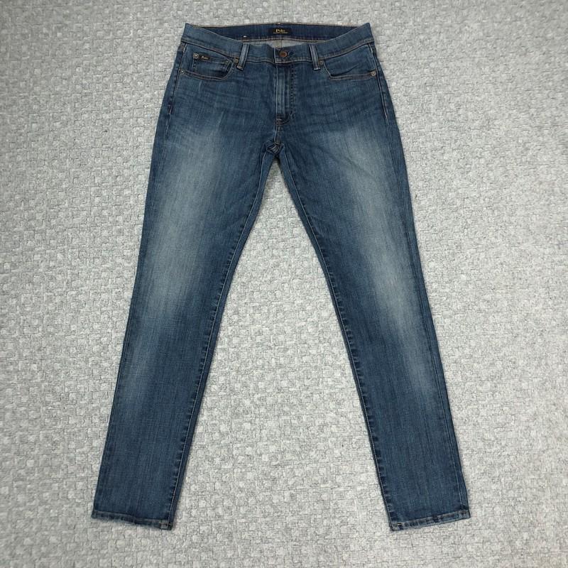 Polo Ralph Lauren Jeans Womens 29 Blue The Tompkins Skinny Dark Wash Denim Norm