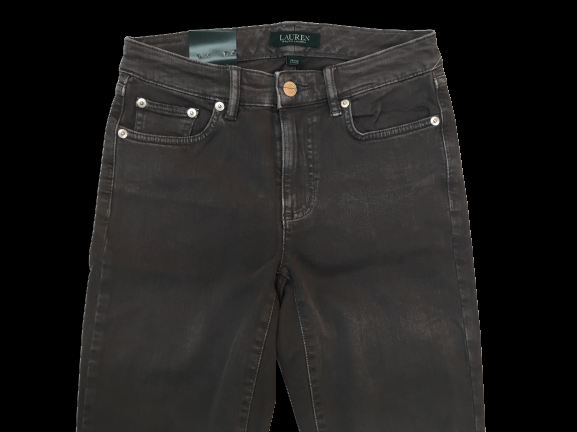 Polo Ralph Lauren Women Classic Skinny Curvy Grey