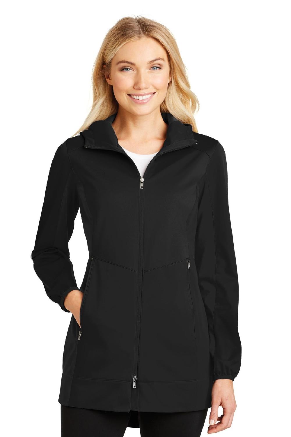Port Authority Women's Active Full Zip Hooded Soft Shell Jacket L719