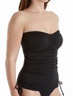 Pour Moi BLACK LBB Underwire Bandini Swim Top US 32F UK 32E