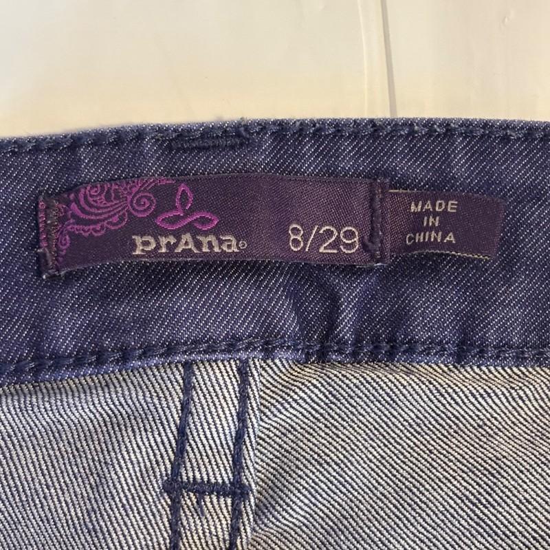 Prana Purple Ombre Gradient Women's Skinny Jeans Size 8 5-Pocket Soft Stretch
