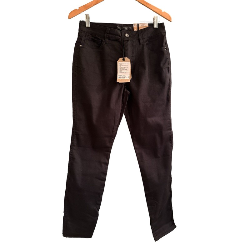 PrAna Women's Oday Jean High Rise Organic Cotton Stretch Denim Size 8 Black NWT