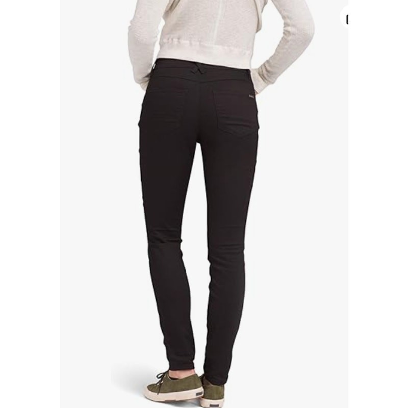 PrAna Women's Oday Jean High Rise Organic Cotton Stretch Denim Size 8 Black NWT