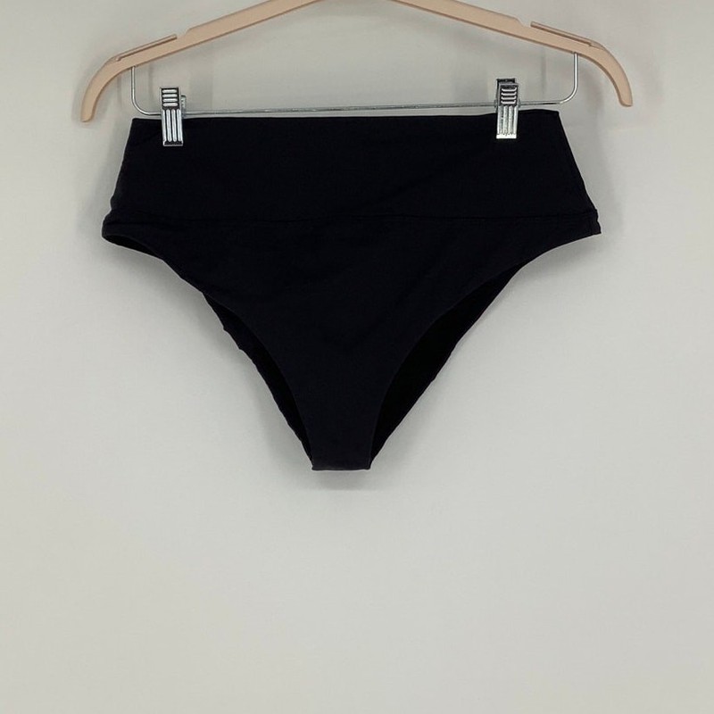 PrAna Womens Large Black Aurelia Swim Bikini Bottom Swimsuit Pool Beach I19-25