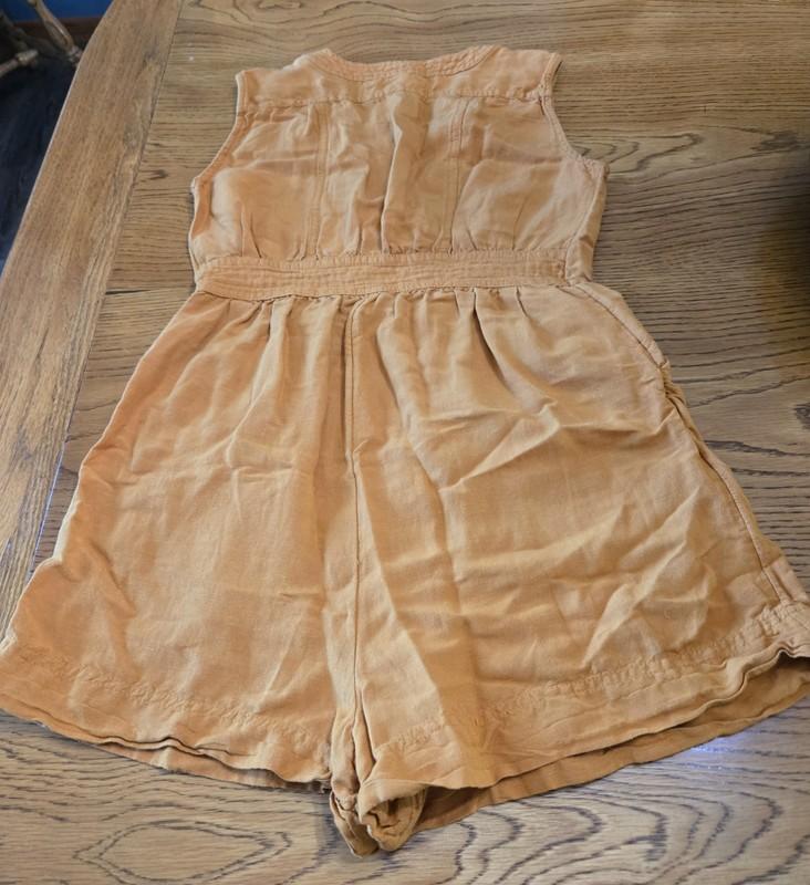 Pre-loved MAEVE Women's Romper Sz 8 In Mustard Yellow