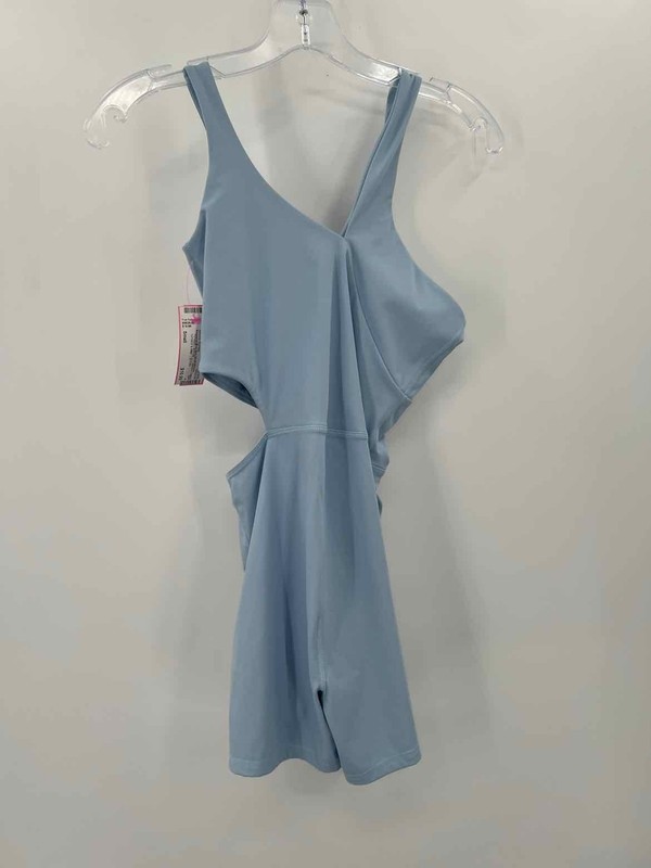 Pre-Owned Aspparel Blue Size Small Athletic Romper