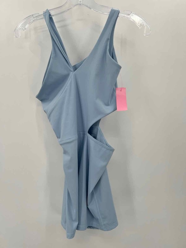 Pre-Owned Aspparel Blue Size Small Athletic Romper