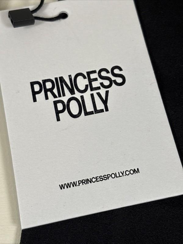 Princess Polly Full Time Flare Backless Active Pant Romper Black Size 2