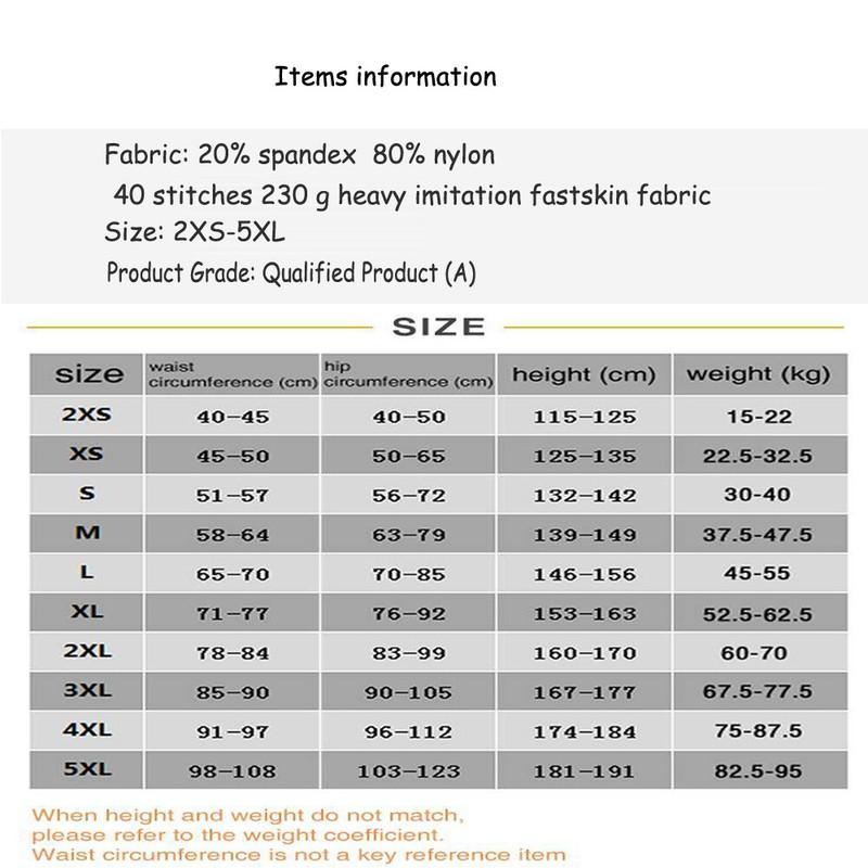Professional Swimsuit Women Men Swimwear Competition One Pice Training Swimsuit
